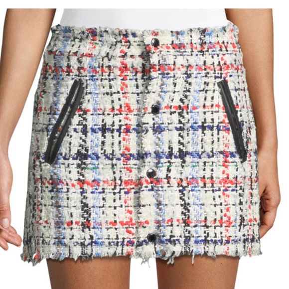 rag & bone Dresses & Skirts - Rag & Bone Otis Snap Front Linton Tweed Mini Skirt.     Women’s size 2